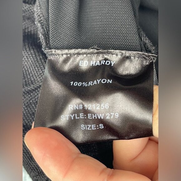 ED HARDY HOODIE DRESS SIZE SMALL - Picture 13 of 16